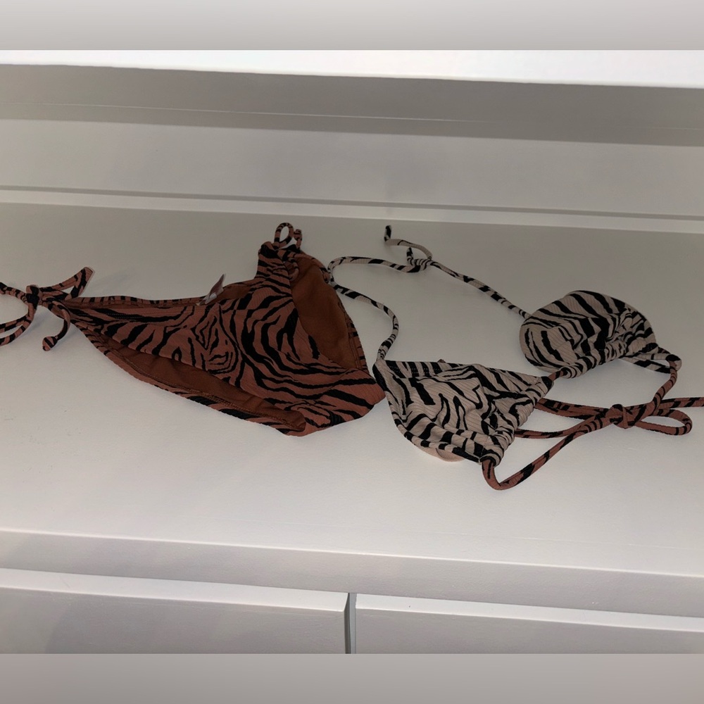 Animal Print Bikini | Size L Bottom & Size S Top